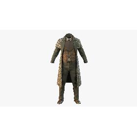 3D Vintage Clothing Male Suit model